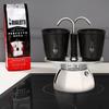 Kép 4/6 - Bialetti Mini Express Indukciós kotyogós kávéfőző szett Fekete- 2 adagos