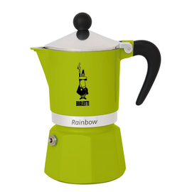 Bialetti Rainbow kotyogós kávéfőző Zöld - 3 adagos