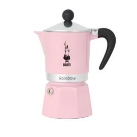 Bialetti Rainbow Primavera kotyogós kávéfőző Rózsaszín- 3 adagos