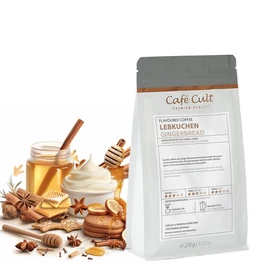 Café Cult - ízesített pörkölt szemes kávé - Mézeskalács 250g