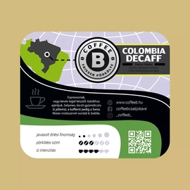 CoffeeB - Colombia Decaff Koffeinmentes szemes kávé 500g