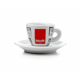 Italcaffe porcelán Espresso csésze + csészealj 6db
