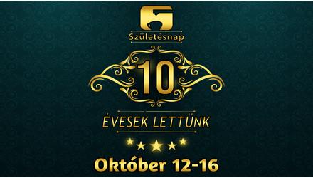 10. Születésnapi akcióink (Időtartam: október 12-16.)