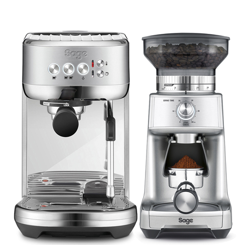 Sage SES500BSS THE BAMBINO™ PLUS Kávéfőző + Sage BCG600SIL Dose Control Pro kávédaráló