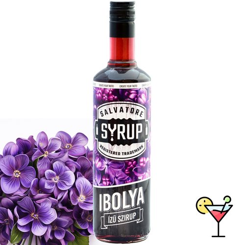 Salvatore Syrup Ibolya ízű szirup 0,7 liter
