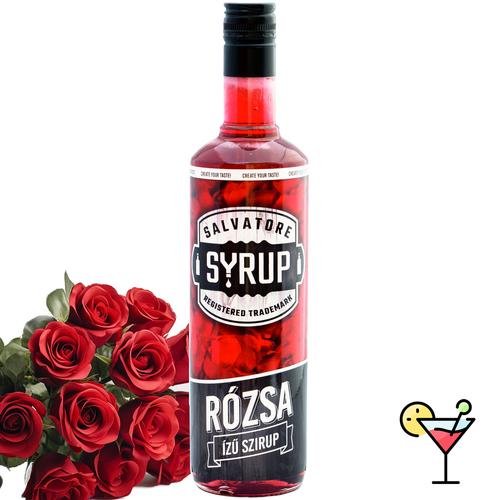 Salvatore Syrup Rózsa ízű szirup 0,7 liter