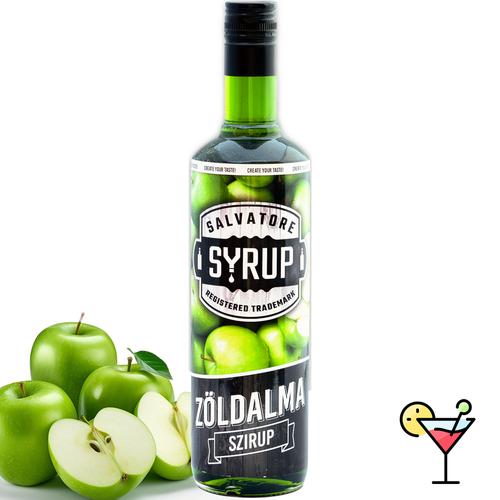 Salvatore Syrup Zöldalma ízű szirup 0,7 liter