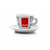 Italcaffe porcelán Espresso csésze + csészealj 6db